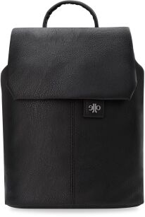 Stylový dámský kožený městský batůžek premium - černý