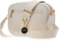 Dámská kabelka Peterson se dvěma crossbody popruhy přes rameno - béžová - 3
