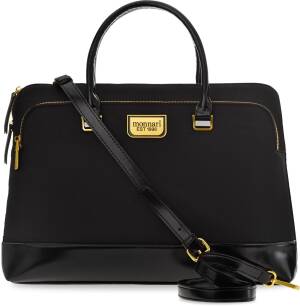 Monnari aktovka dámská aktovka na notebook kabelka elegantní business taška - černá