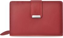 Příruční dámská peněženka s přihrádkami červená - 2