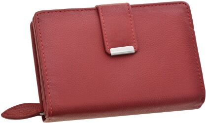 Příruční dámská peněženka s přihrádkami červená