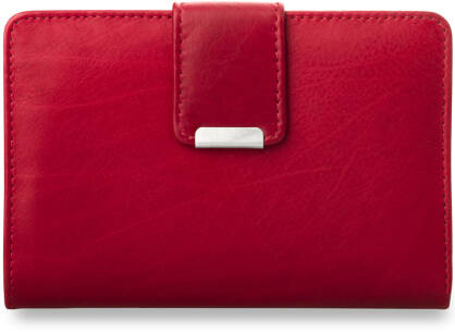 Příruční dámská peněženka s přihrádkami červená