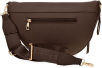 Dámská taška Peterson na rameno, elegantní ledvinka s kapsami, crossbody kabelka - hnědá - 3