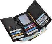 Lakovaná dámská peněženka Monnari portmonetka na kovový uzávěr - červená - 2