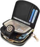 Monnari malá kožená tříprvková dámská peněženka - černá - 2